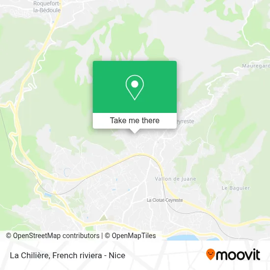 La Chilière map