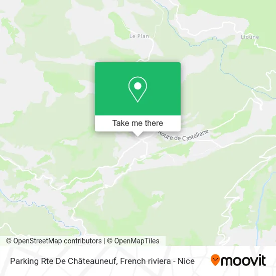 Parking Rte De Châteauneuf map