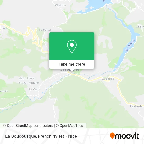 La Boudousque map