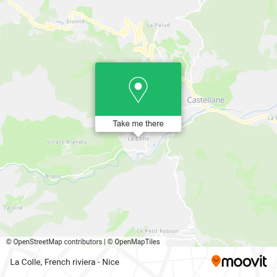La Colle map