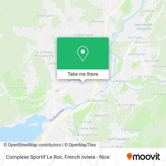 Complexe Sportif Le Roc map