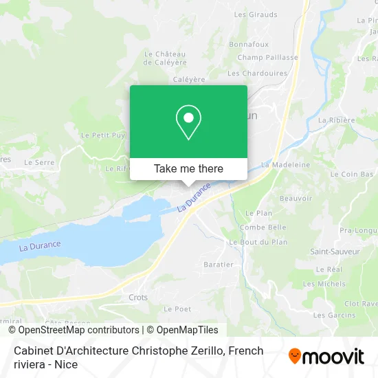 Cabinet D'Architecture Christophe Zerillo map