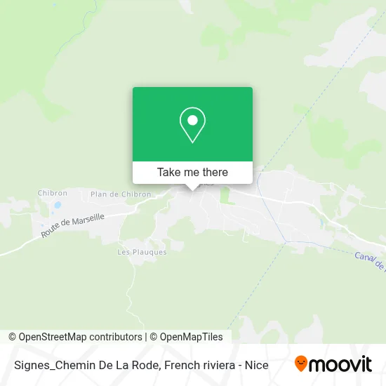 Signes_Chemin De La Rode map