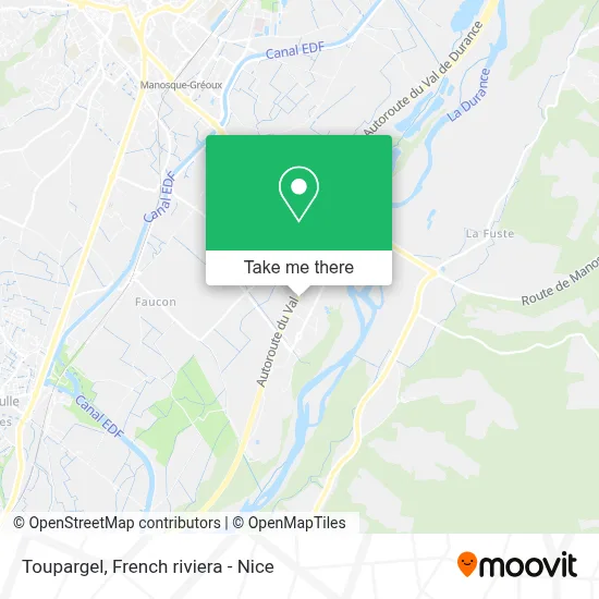 Toupargel map
