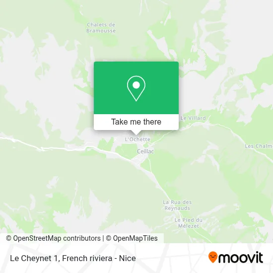 Le Cheynet 1 map