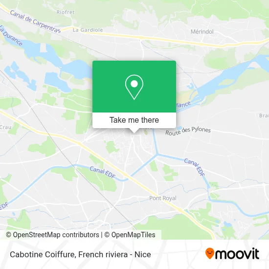 Cabotine Coiffure map