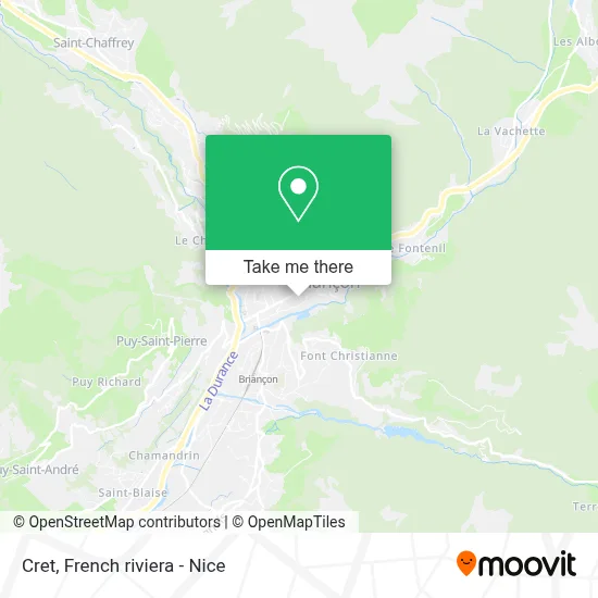 Cret map