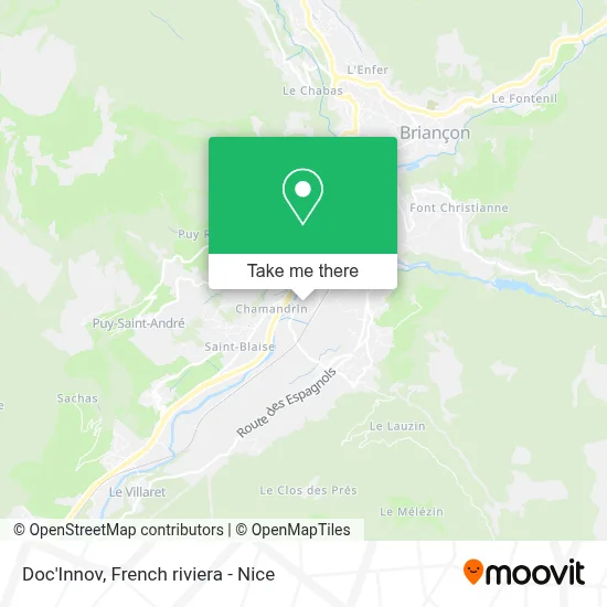 Doc'Innov map