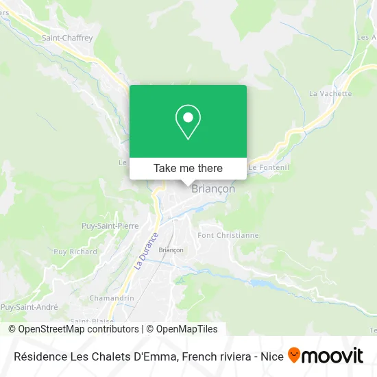 Résidence Les Chalets D'Emma map