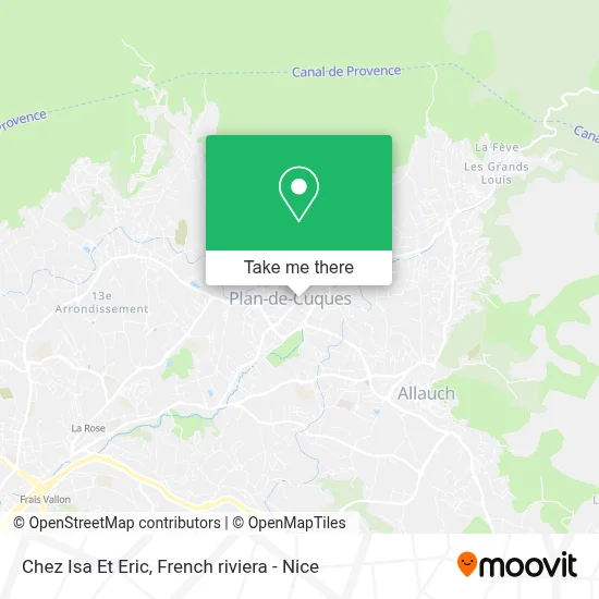Chez Isa Et Eric map