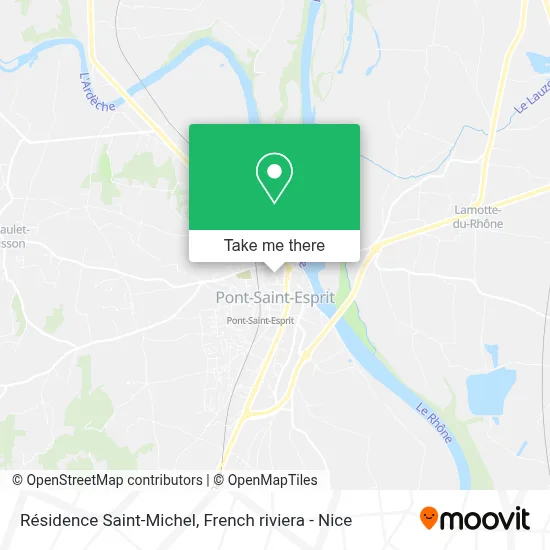 Résidence Saint-Michel map