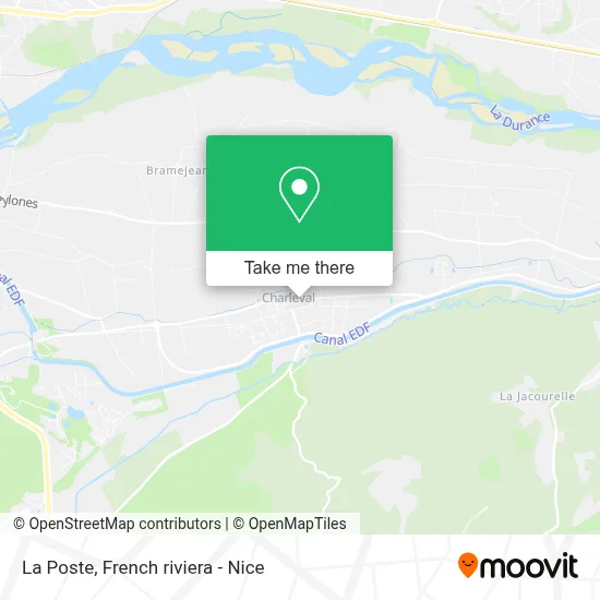La Poste map