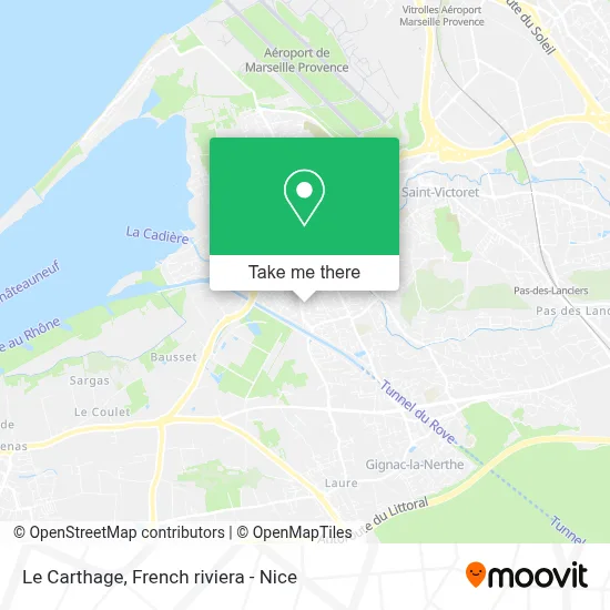 Le Carthage map