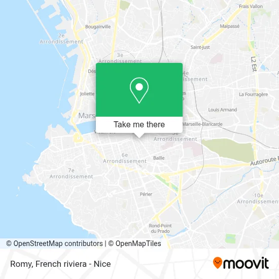 Mapa Romy