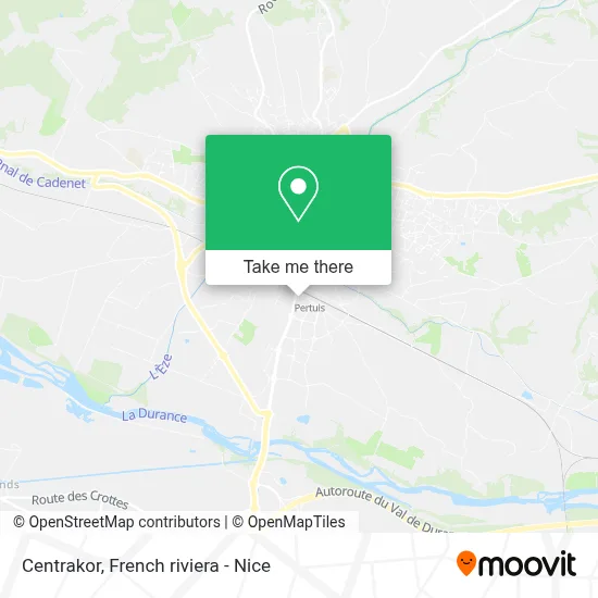 Centrakor map