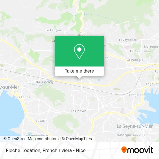 Fleche Location map