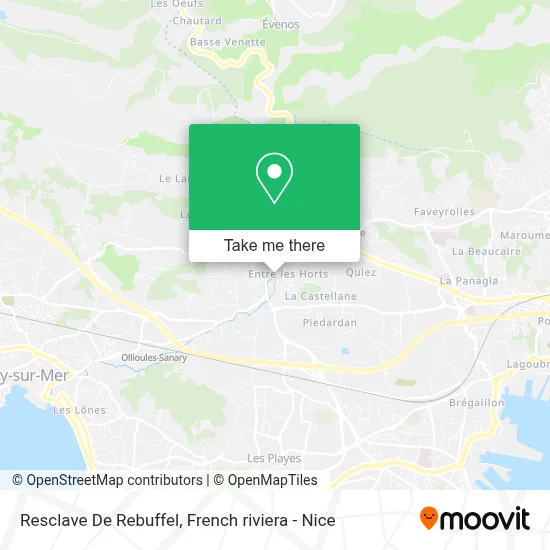 Resclave De Rebuffel map