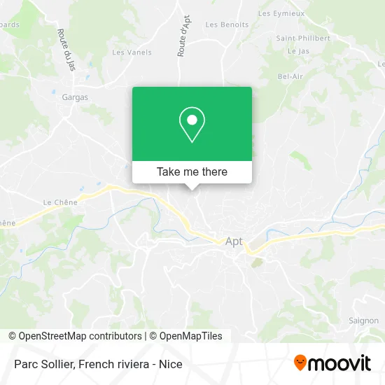 Parc Sollier map