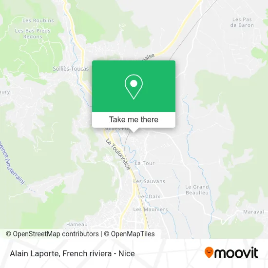 Alain Laporte map