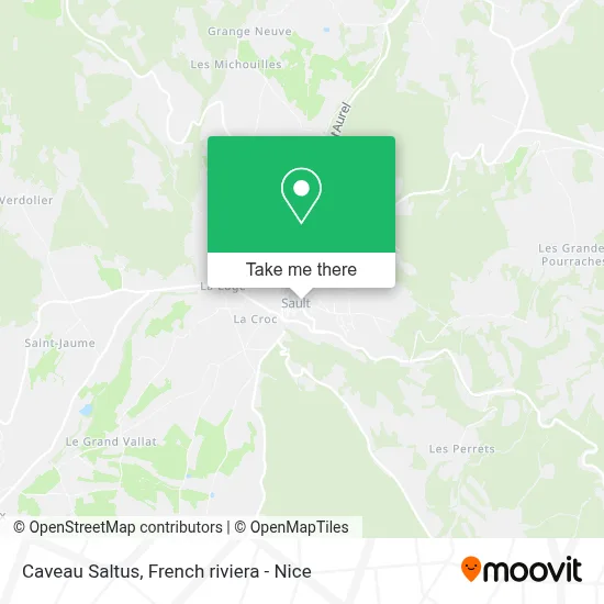 Caveau Saltus map