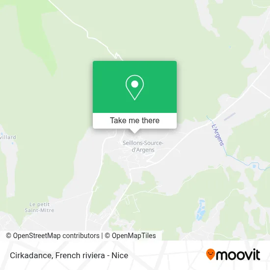 Cirkadance map