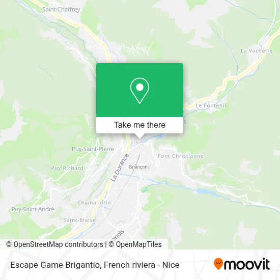 Escape Game Brigantio map