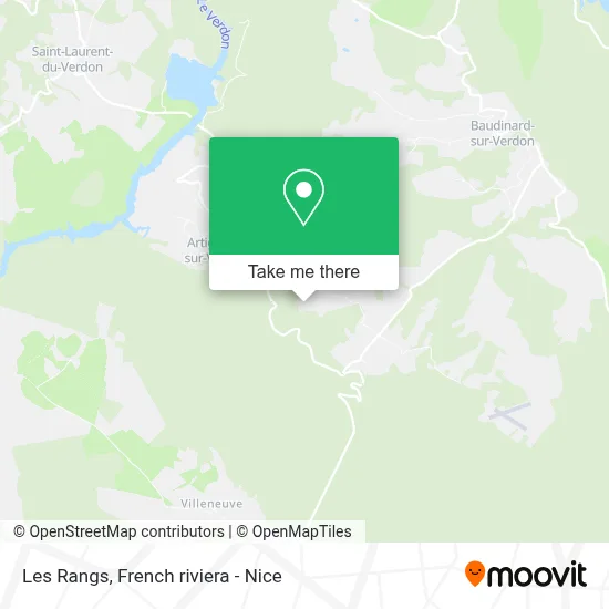 Les Rangs map