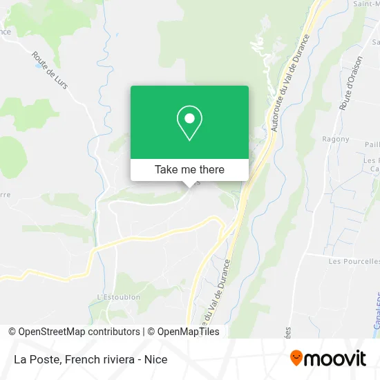 La Poste map