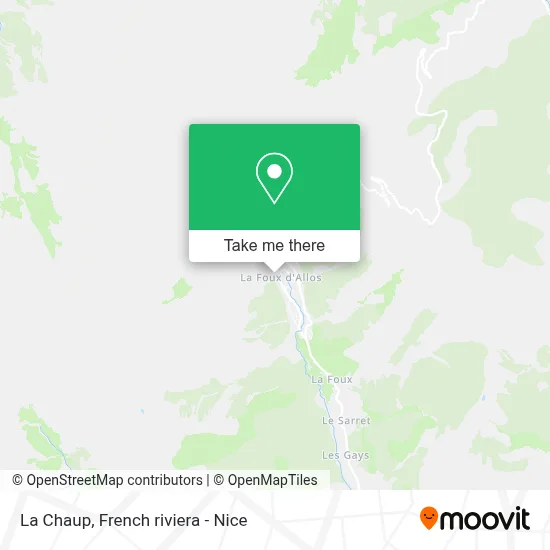 La Chaup map