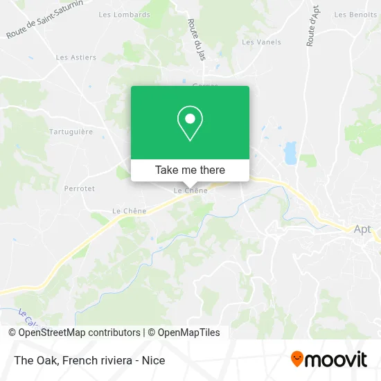 Le Chêne map