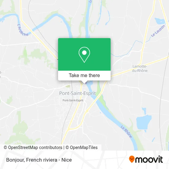 Bonjour map