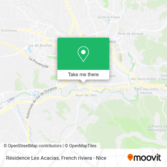 Résidence Les Acacias map