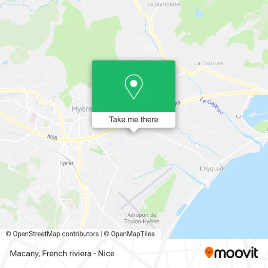 Macany map