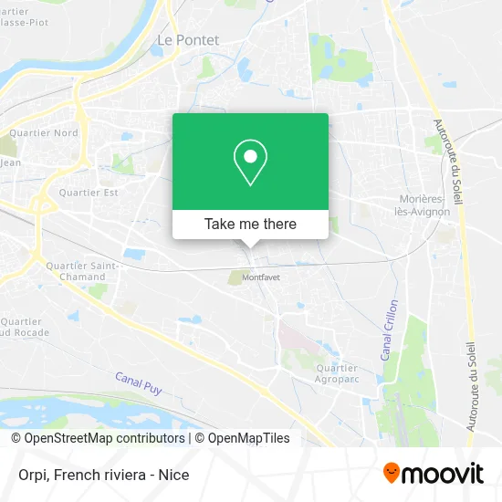Orpi map