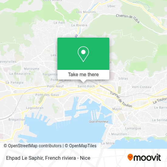 Ehpad Le Saphir map