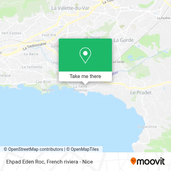 Ehpad Eden Roc map