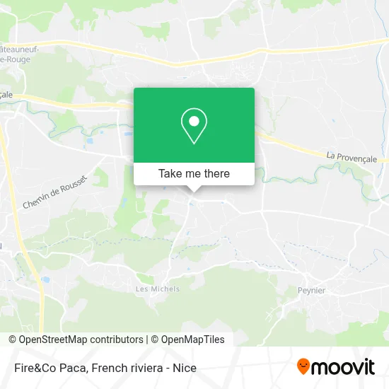 Fire&Co Paca map