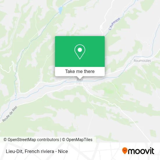 Lieu-Dit map