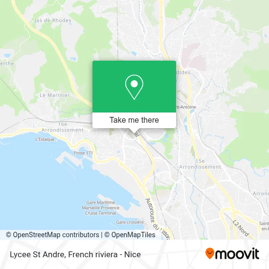 Lycee St Andre map