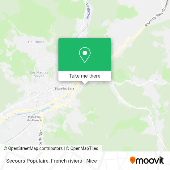 Secours Populaire map