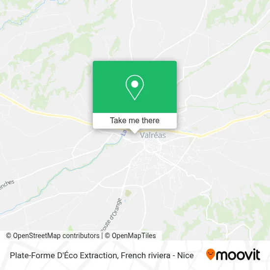Plate-Forme D'Éco Extraction map