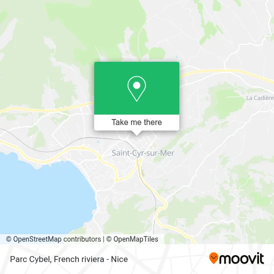 Parc Cybel map