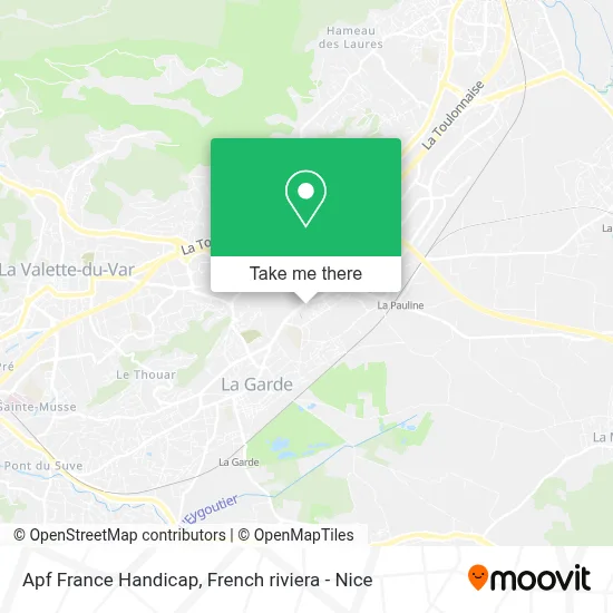 Apf France Handicap map