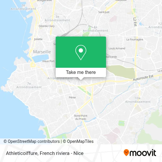 Athleticoiffure map