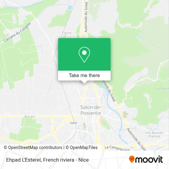 Ehpad L'Esterel map