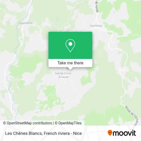 Les Chênes Blancs map