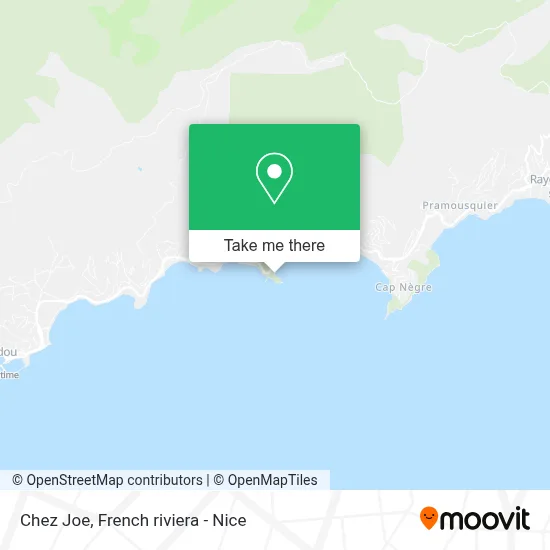 Chez Joe map