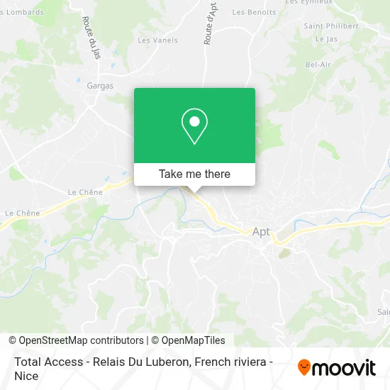 Total Access - Relais Du Luberon map