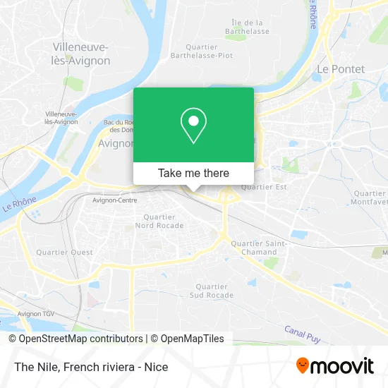 Le Nil map