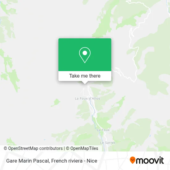 Gare Marin Pascal map